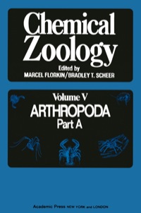 表紙画像: Chemical Zoology V5: Arthropoda Part A 1st edition 9780123955388