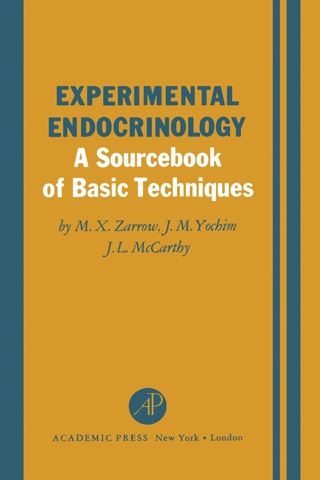 Cover image: Experimental Endocrinology: A Sourcebook of Basic Techniques 9780123955661
