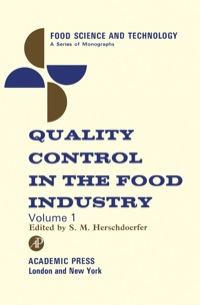 صورة الغلاف: Quality Control in the Food Industry V1 1st edition 9780123956842