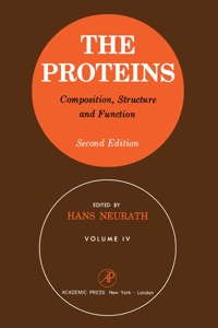 表紙画像: The Proteins Composition, Structure, and Function V4 2nd edition 9780123957269