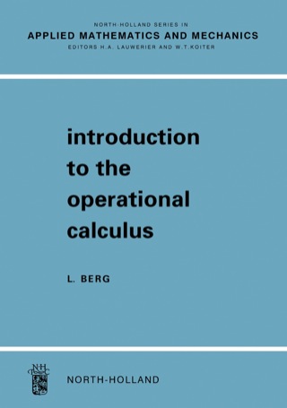 Imagen de portada: Introduction To The Operational Calculus 9780123957610