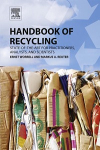 Cover image: Handbook of Recycling: State-of-the-art for Practitioners, Analysts, and Scientists 9780123964595