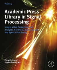 Imagen de portada: Academic Press Library in Signal Processing: Image, Video Processing and Analysis, Hardware,  Audio, Acoustic and Speech Processing 9780123965011