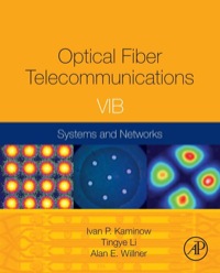 Imagen de portada: Optical Fiber Telecommunications Volume VIB: Systems and Networks 6th edition 9780123969606