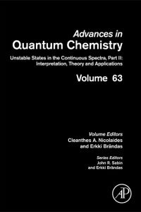 Imagen de portada: Unstable States in the Continuous Spectra (II: Interpretation, Theory and Applications) 9780123970091