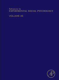 Cover image: Advances in Experimental Social Psychology 9780123942869