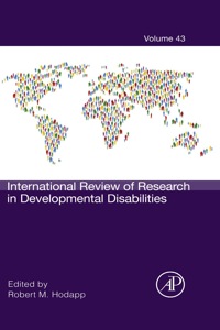 Cover image: International Review of Research in Developmental Disabilities 9780123982612