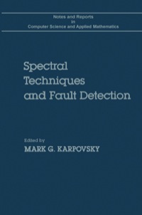 Omslagafbeelding: Spectral techniques and fault detection 1st edition 9780124000605