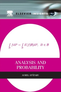 Cover image: Analysis and Probability 9780124016651