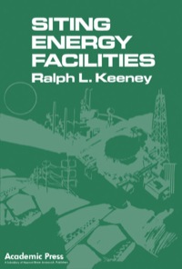 Cover image: Siting Energy Facilities 9780124030800