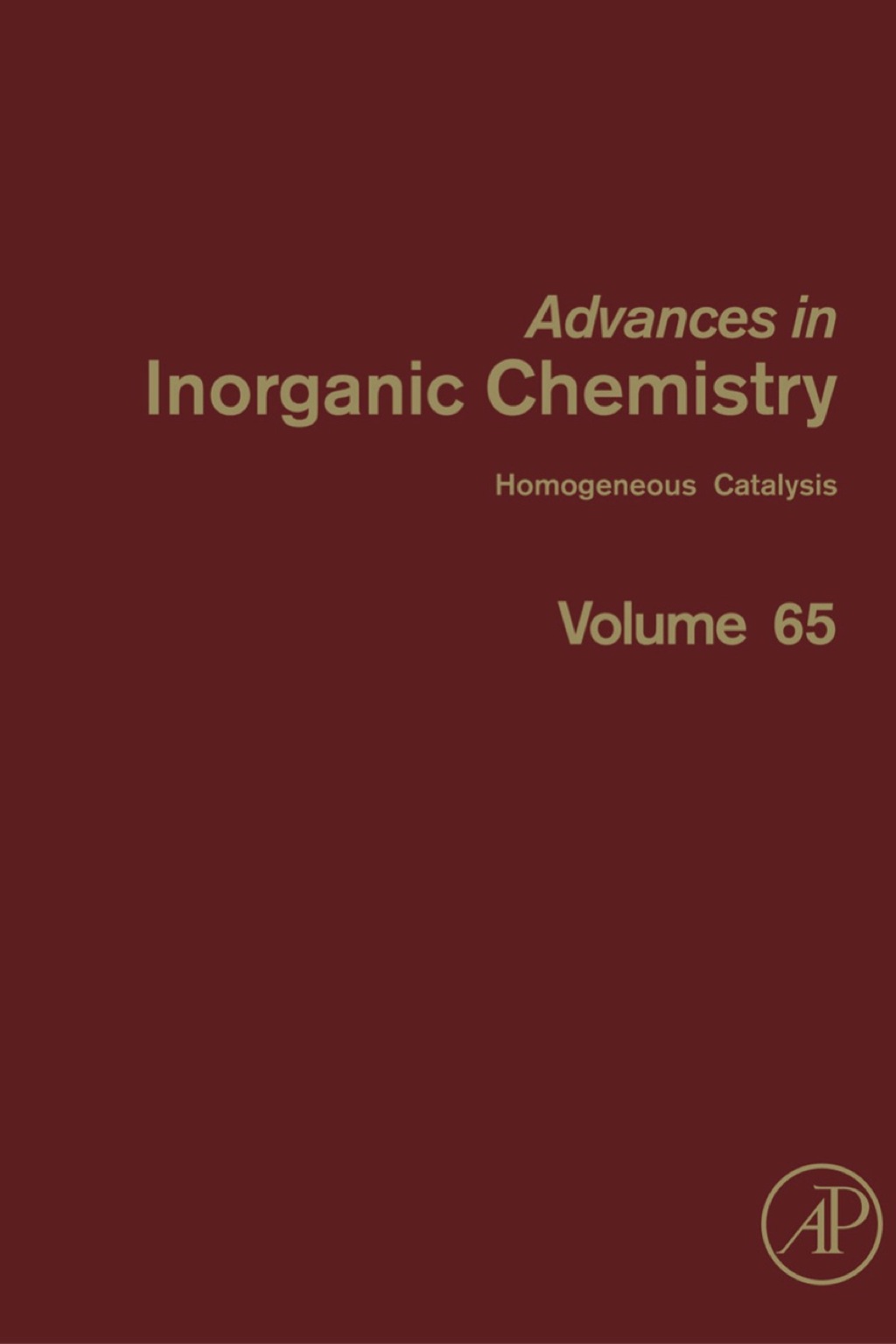 Advances in Inorganic Chemistry: Homogeneous Catalysis