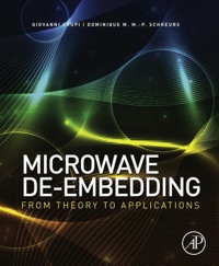 Titelbild: Microwave De-embedding: From Theory to Applications 9780124017009