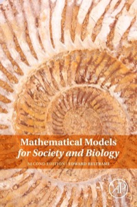 Immagine di copertina: Mathematical Models for Society and Biology 2nd edition 9780124046245