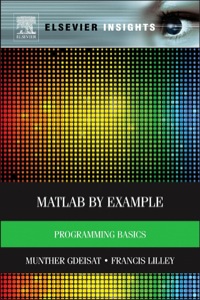 Cover image: MATLAB® by Example: Programming Basics 9780124052123