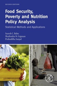 Cover image: Food Security, Poverty and Nutrition Policy Analysis: Statistical Methods and Applications 2nd edition 9780124058644