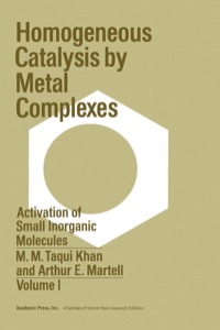 Cover image: Activation Of Small Inorganic Molecules 1st edition 9780124061019