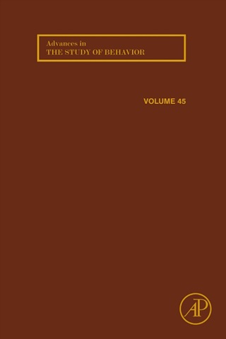 Cover image: Advances in the Study of Behavior 1st edition 9780124071865