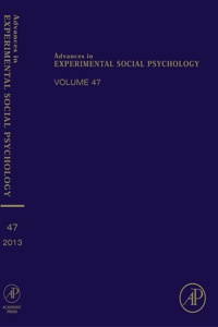 Imagen de portada: Advances in Experimental Social Psychology 1st edition 9780124072367