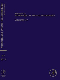 Omslagafbeelding: Advances in Experimental Social Psychology 9780124072367