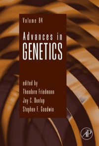 Cover image: Advances in Genetics 9780124077034