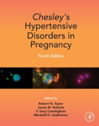 Cover image: Chesley's Hypertensive Disorders in Pregnancy 4th edition 9780124078666