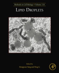 Omslagafbeelding: Lipid Droplets: Methods in Cell Biology 9780124080515