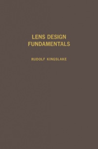 Omslagafbeelding: Lens Design Fundamentals 9780124086500