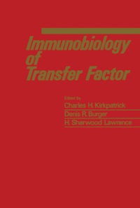 Cover image: Immunobiology of Transfer Factor 9780124098503