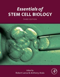 Cover image: Essentials of Stem Cell Biology 3rd edition 9780124095038