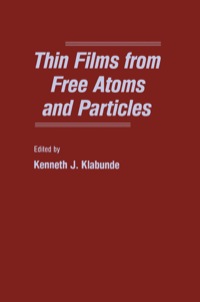 Cover image: Thin Films From Free Atoms and Particles 1st edition 9780124107557