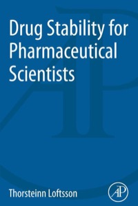 Cover image: Drug Stability for Pharmaceutical Scientists 9780124115484