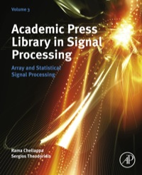 Imagen de portada: Academic Press Library in Signal Processing: Array and Statistical Signal Processing 9780124115972