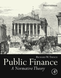 Titelbild: Public Finance: A Normative Theory 3rd edition 9780124158344