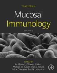 Cover image: Mucosal Immunology 4th edition 9780124158474