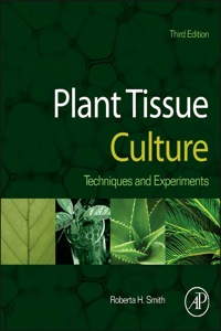表紙画像: Plant Tissue Culture: Techniques and Experiments 3rd edition 9780124159204