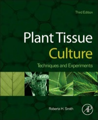 Imagen de portada: Plant Tissue Culture: Techniques and Experiments 3rd edition 9780124159204