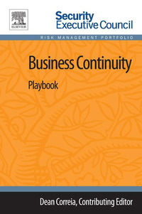 Cover image: Business Continuity: Playbook 2nd edition 9780124116481