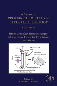 Cover image: Biomolecular Spectroscopy: Advances from Integrating Experiments and Theory 9780124165960