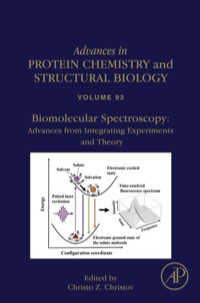 Titelbild: Biomolecular Spectroscopy: Advances from Integrating Experiments and Theory 9780124165960