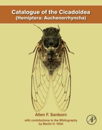 Cover image: Catalogue of the Cicadoidea (Hemiptera: Auchenorrhyncha) 9780124166479