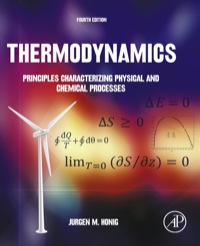 Imagen de portada: Thermodynamics: Principles Characterizing Physical and Chemical Processes 4th edition 9780124167056