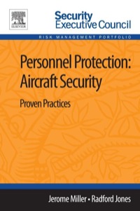 Imagen de portada: Personnel Protection: Aircraft Security: Proven Practices 9780124170049