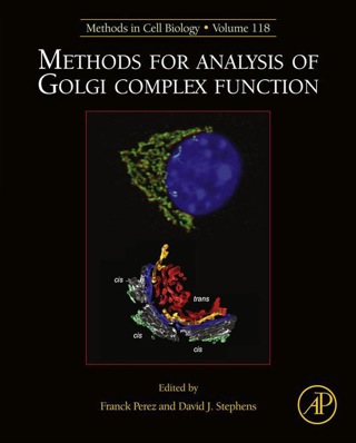 Titelbild: Methods for analysis of Golgi complex function: Methods in Cell Biology 9780124171640