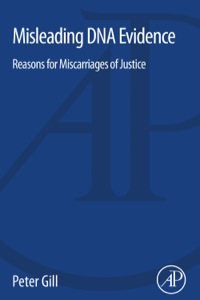صورة الغلاف: Misleading DNA Evidence: Reasons for Miscarriages of Justice 9780124172142