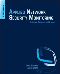 Imagen de portada: Applied Network Security Monitoring: Collection, Detection, and Analysis 9780124172081