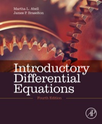 صورة الغلاف: Introductory Differential Equations: with Boundary Value Problems 4th edition 9780124172197