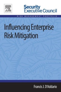 Cover image: Influencing Enterprise Risk Mitigation 2nd edition 9780124172333