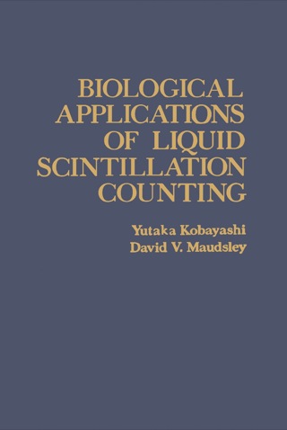 Cover image: Biological Applications of Liquid Scintillation Counting 9780124172500