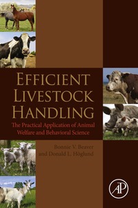 Omslagafbeelding: Efficient Livestock Handling: The Practical Application of Animal Welfare and Behavioral Science 9780124186705