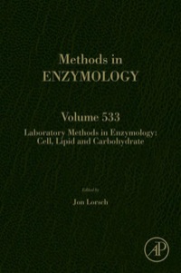 Imagen de portada: Laboratory Methods in Enzymology: Cell, Lipid and Carbohydrate 9780124200678